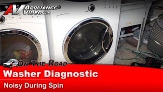 GE Washer Repair  Very Noisy During Spin  Rear Drum [upl. by Featherstone689]