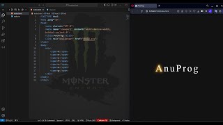 CSS animated text  HTML  CSS  Anu Programming [upl. by Airdna129]