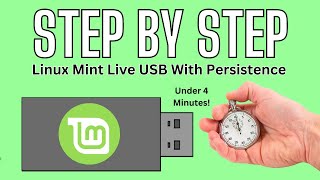 Create a Persistent Linux Mint 212 USB in Under 4 Minutes  StepbyStep Guide 🚀 [upl. by Anirbac]