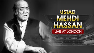 Ustad Mehdi Hassan Live at London Oct 1990  Royal College of Music  Navras Records [upl. by Hettie690]