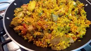 Cómo hacer Paella de pollo y conejo fácil y rápidoRosmarperu49 [upl. by Bernelle11]