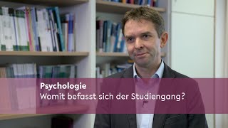 Psychologie Womit befasst sich der Studiengang [upl. by Ibok]