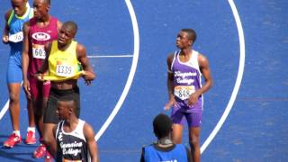 13 year old Jevaughn Matherson breaks 100m record no sweat runs 1085  Jamaica Champs 2013 [upl. by Phip]