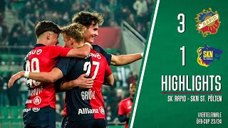 Highlights SK Rapid  SKN St Pölten [upl. by Corty411]