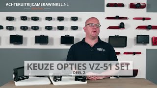 Keuze opties VZ51 Achteruitrijcamera set [upl. by Alemap]