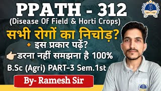 PPATH312  DISEASE OF FIELD amp HORTICULTURE CROPS BScAGRI PART3 SEM1bscagriculturestudy [upl. by Abdel]