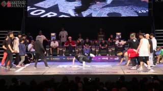 MORNING OF OWL vs SLAVIC UNITED  BBOY CREW SF1  R16 2013 FINAL DAY2  Allthatbreakcom [upl. by Adis]