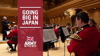 Coldstream Guards Band playing in Japan  British Army [upl. by Flodnar]