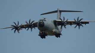 RAF Airbus A400M Atlas Landing at Rzeszów Jasionka Airport [upl. by Josephson]