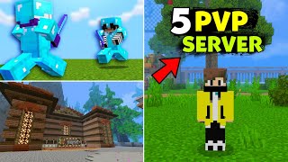 Top 5 Best PvP Server For Minecraft PE  PvP Server For MCPE  Vizag OP [upl. by Dinesh]