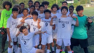 Ida B Wells Boys Soccer DCIAA vs EliotHine MS 10523 [upl. by Emelia]