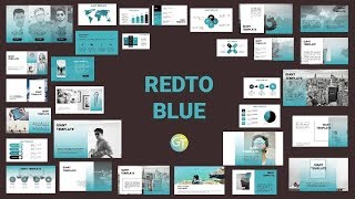 Download Template PPT  Redto Blue Version [upl. by Rehpotsirh]