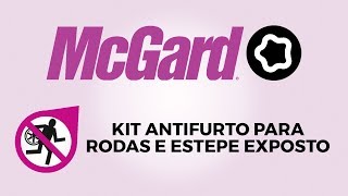 Tecnofix McGard  Kit Anti Furto Rodas e Estepe Exposto [upl. by Siramad]