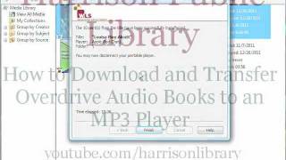 Download and Transfer Overdrive Audio Books [upl. by Auahsoj220]