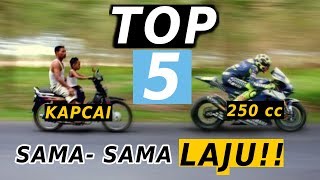 TOP 5 KAPCAI YANG LAJU DARI 250 CC [upl. by Drhacir]