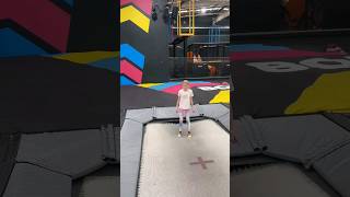 First time landing a backflip bounce backflip trampoline [upl. by Murdock]