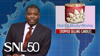 Weekend Update Bath amp Body Works Pulls Offensive Candles From the Shelves  SNL [upl. by Bratton]