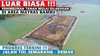 MELIHAT LEBIH DEKAT amp JELAS AREA MATRAS BAMBU JALAN TOL DIATAS LAUT  TOL SEMARANG  DEMAK [upl. by Upton87]