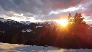 Bregenzerwald Wanderung Frühlings Wanderung in Bizau über Hilkat und Vorsäß Schaef [upl. by Aneerol]