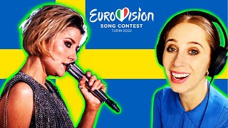 I REACTED TO SWEDENS SONG FOR EUROVISION 2022  CORNELIA JAKOBS quotHOLD ME CLOSERquot [upl. by Yderf]