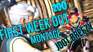 First Week Out Montage JDOT BREEZY [upl. by Enra]