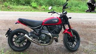 Ducati Scrambler 800 Icon 2017  Specs amp Sound Arrow exhaust [upl. by Arnst]