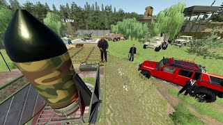 Police Find Secret Nuke in Abandoned Army Base  Farming Simulator 22 [upl. by Gewirtz]