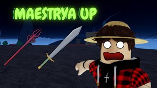 ROBLOX  UPEI A MAESTRYA DO TRIDENT E DA LONGSWORD NO BLOX FRUITS [upl. by Kev]