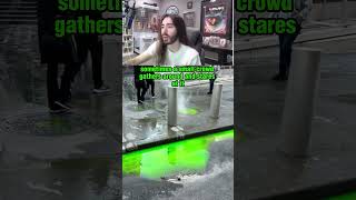 Moist Critical reacts to New York Green Slime Liquid moistcr1tikal penguinz0 newyork newyorkcity [upl. by Aicelet252]