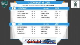 BampDCA  Mens 2nd Grade  Round 11  Leschenault v Colts [upl. by Imyaj]