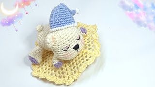 🐻 COMO HACER OSITO DORMILON  AMIGURUMIS  TUTORIAL PASO A PASO 🐻 [upl. by Yahsel944]