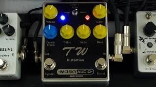 Mosky TW Distortion Guitar Pedal Demo [upl. by Pickford61]