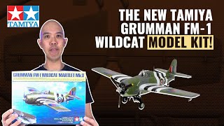 Tamiya 148 Grumman FM1 Wildcat  Martlet Mk V Plastic Model Kit Unboxing  askhearns [upl. by Zertnom]