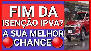 quotACABOUquot A MELHOR CHANCE P REVERTER  ISENÇÃO DE IPVA PCD [upl. by Ximena]