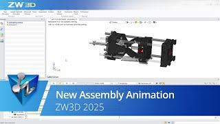 New Assembly Animation  ZW3D 2025 Official [upl. by Gram]