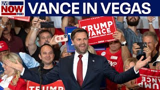 FULL SPEECH JD Vance speaks at a rally in Las Vegas  LiveNOW from FOX [upl. by Healy7]