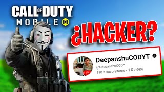 ACUSAN a Deepanshu de USAR HACKS en COD MOBILE BR  HACKER en COD MOBILE BR [upl. by Llorrad]