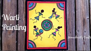 Warli Painting on Canvas [upl. by Castara]