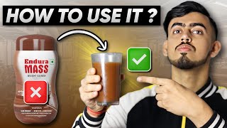 How to use endura mass  Is ENDURA MASS effective for gaining weight   endura mass kaise use kare [upl. by Araik]