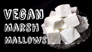 Vegan Marshmallows Recipe  Homemade Marshmallows Recipe  Homemade Vegan Marshmallows [upl. by Hurwitz440]