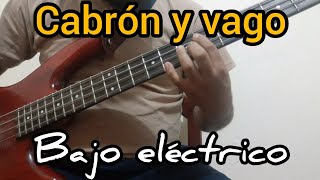 Tutorial CABRÓN Y VAGO Los Dos Carnales  Bajo eléctrico [upl. by Eda]