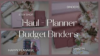 HAUL NEW SAVINGS TRACKERS  NEW BINDERS  NEW PLANNER [upl. by Nahtnahoj]