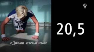 challenge Brisant Moderatorin Kamilla Senjo [upl. by Dnalyag]