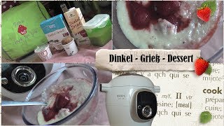 KRUPS cook 4 me  Dinkel  Grießbrei  DinkelPudding  Dessert [upl. by Marney678]