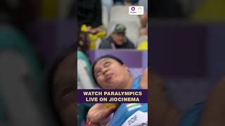 Bhagyashree Jadhav in the medal contention  Paralympics Shot put Highlights  JioCinema [upl. by Niamor]