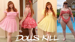 DOLLS KILL TRY ON HAUL  NEW SUGAR THRILLZ COLLECTION [upl. by Drehcir]