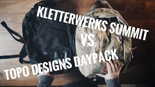 Kletterwerks Summit 20 VS Topo Designs Daypack 2 Epic EDC legends Seoul Day trip Loadout [upl. by Zipporah124]