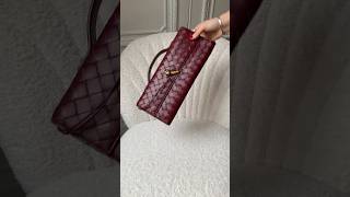 Bottega Veneta Andiamo Clutch in Burgundy bottegavenetabag bottegaveneta [upl. by Efram]