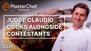 Claudios Lamb Dish Tasting  MasterChef Canada  MasterChef World [upl. by Lund]