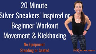 20 Minute Silver Sneakers Inspired and Beginner Workout [upl. by Dranreb]